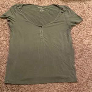 american eagle henley t shirt